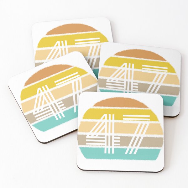 Item preview, Number 47 on Retro Sunset designed and sold by rhombusOnion.