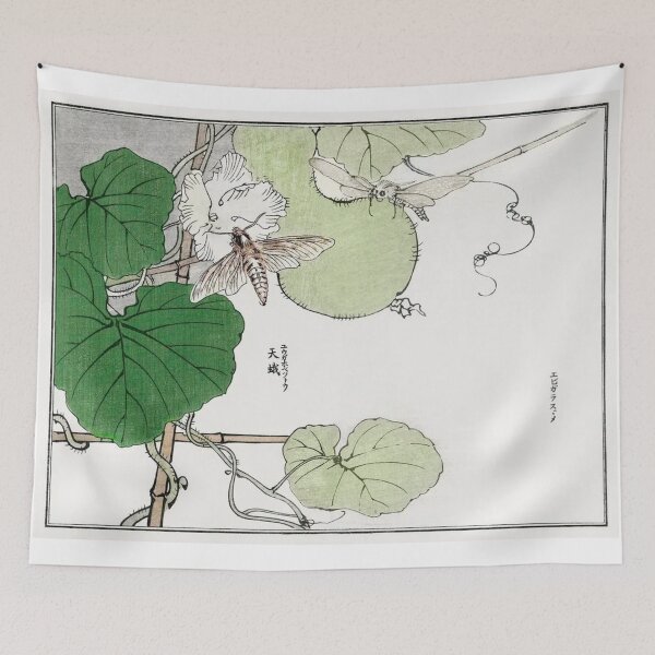 Item preview, Morimoto Toko Vintage Japanese Moth and Flora designed and sold by artemisxluna89.