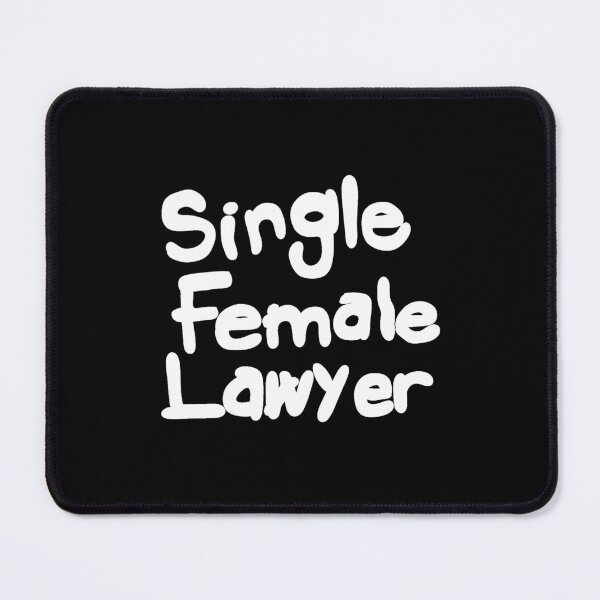 Item preview, Single Female Lawyer - White designed and sold by The Cosmic Turtle.