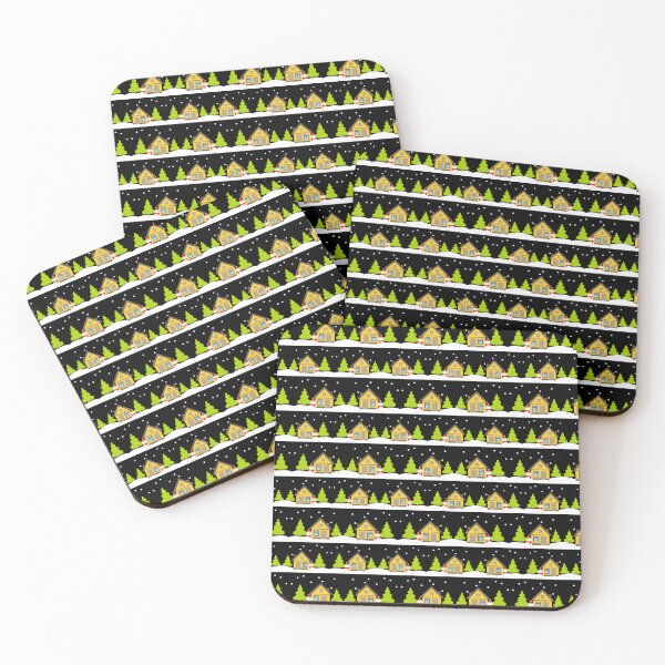 Item preview, Christmas Village Stripes designed and sold by BeJolley.