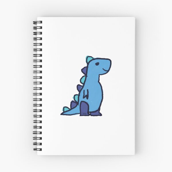 Item preview, Dino 1 (blue, white background) designed and sold by MentaLee.