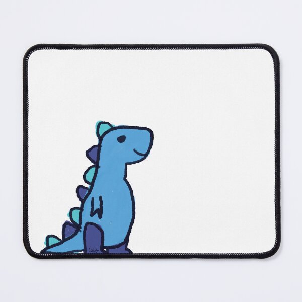 Item preview, Dino 1 (blue, white background) designed and sold by MentaLee.