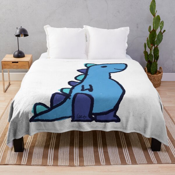 Item preview, Dino 1 (blue, white background) designed and sold by MentaLee.