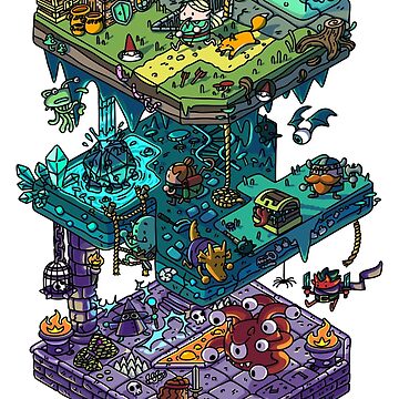 Artwork thumbnail, Dungeons and Isometric Dragons by citysaurus