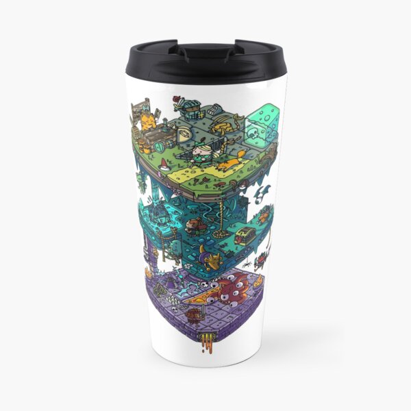 Dungeons and Isometric Dragons Travel Mug