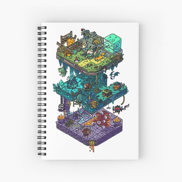 Wovilon School Supplies 3D Journal Writing Notebook, Fantasy D&D