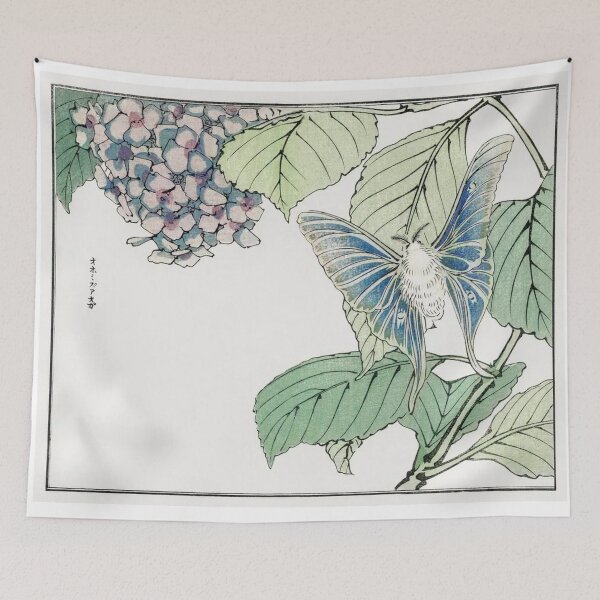 Item preview, Morimoto Toko Vintage Japanese Moth and Flora designed and sold by artemisxluna89.