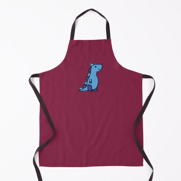 Item preview, Dino 1 (blue, burgundy background) designed and sold by MentaLee.