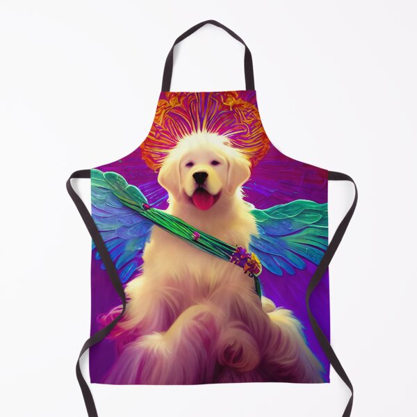 Item preview, Guardian Angel Dog Original Digital Art Design designed and sold by ChorkiePawPress.