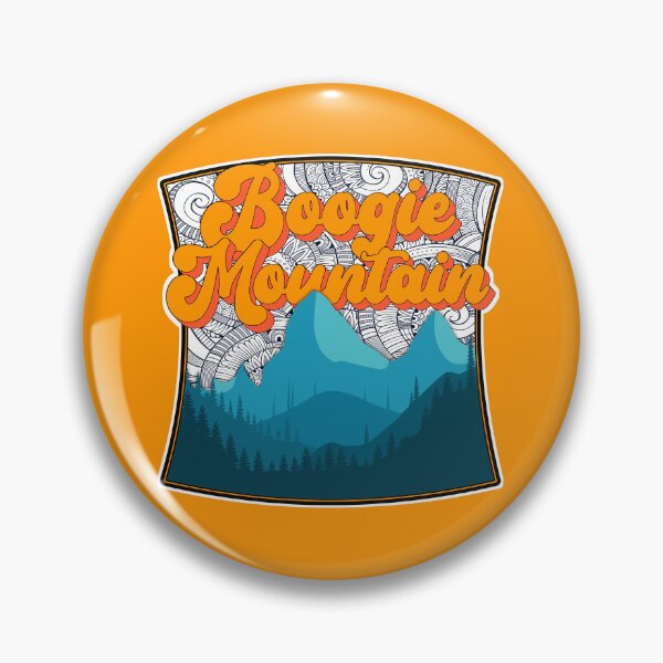 Item preview, Boogie Mountain Camping Badge for Overlanders, Offroaders, Boondockers, Skiers, Hikers, Backpackers, Campers, Kayakers, Gift Sticker designed and sold by Mount-Molehill.