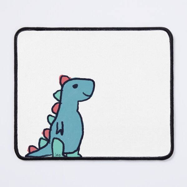 Item preview, Dino 1 (blue green red, white background) designed and sold by MentaLee.