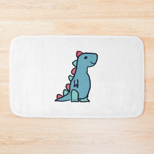 Item preview, Dino 1 (blue green red, white background) designed and sold by MentaLee.