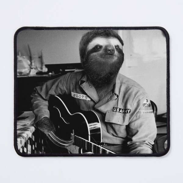 Item preview, Rockstar Sloth #3 - Print / Home Decor / Wall Art / Poster / Gift / Birthday / Sloth Lover Gift / Animal print Canvas Print designed and sold by Furry And  Purry.