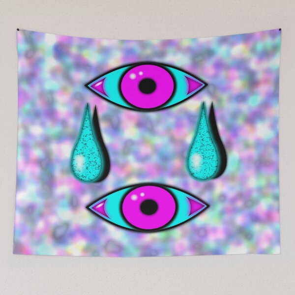 Item preview, 2 ojos llorosos estilo pop art - por Matilda Lorentsson designed and sold by M-Lorentsson.