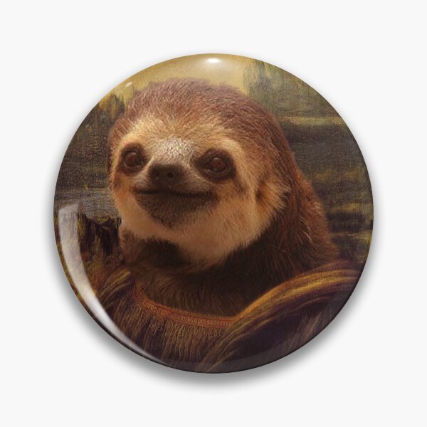Item preview, Sloth Mona Lisa - Print / Home Decor / Wall Art / Poster / Gift / Birthday / Sloth Lover Gift / Animal print Canvas Print designed and sold by Furry And  Purry.