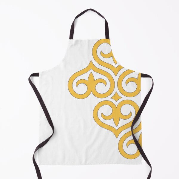 Item preview, yellow kazakh heart design designed and sold by akartaws.