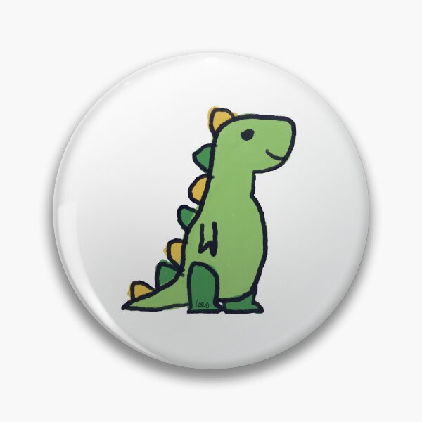Artikelvorschau, Dino 1 (gelbgrün, weißer Hintergrund) entworfen und verkauft von MentaLee.