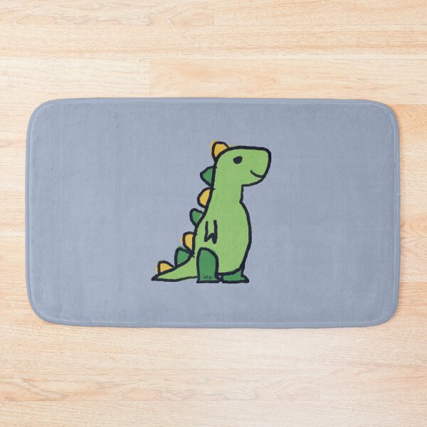 Item preview, Dino 1 (yellow green, blue gray background) designed and sold by MentaLee.