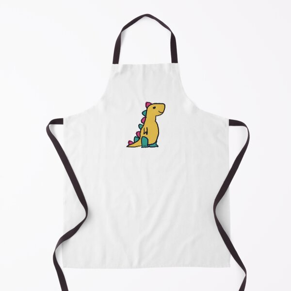 Item preview, Dino 1 (yellow green red, white background) designed and sold by MentaLee.