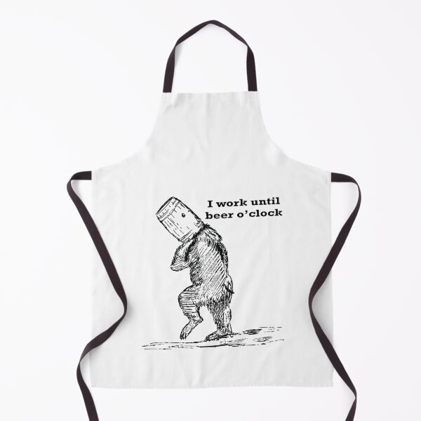 Item preview, I work until beer o'clock designed and sold by define design.
