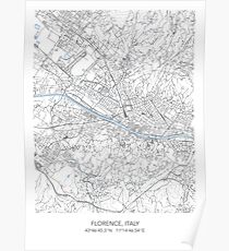 FLORENZKARTE Poster
