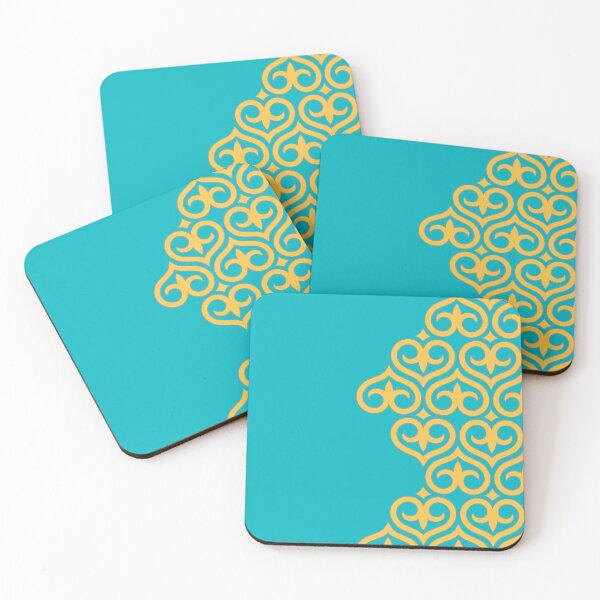 Item preview, yellow kazakh heart design designed and sold by akartaws.