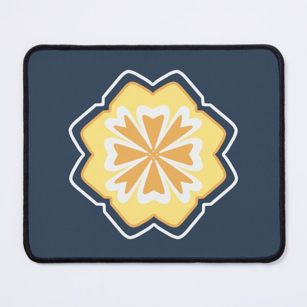 Aperçu de l'œuvre Motif de mandala floral jaune vif créée et vendue par Garden-View.