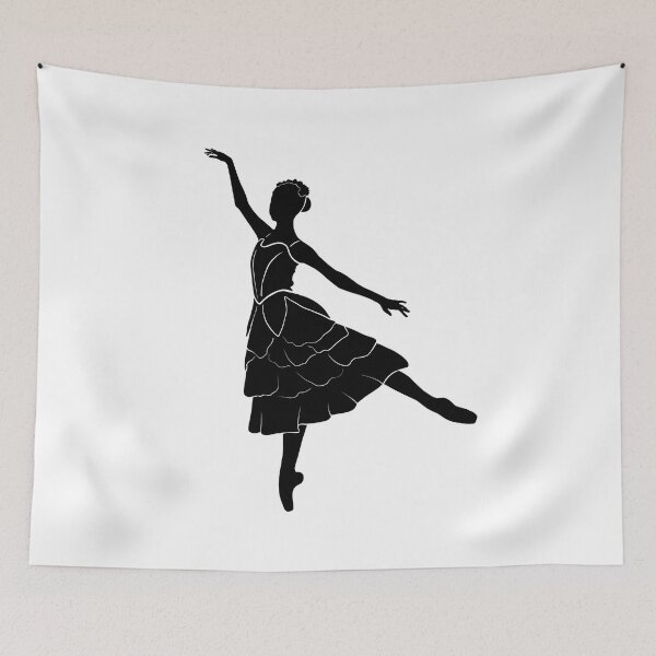 Item preview, The Nutcracker Waltz of the Flowers Silhouette designed and sold by Claudia McBain.
