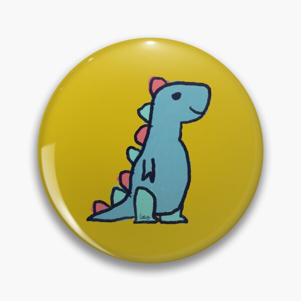 Item preview, Dino 1 (blue green red, yellow background) designed and sold by MentaLee.