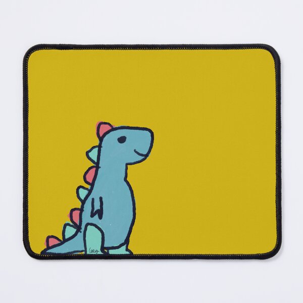 Item preview, Dino 1 (blue green red, yellow background) designed and sold by MentaLee.