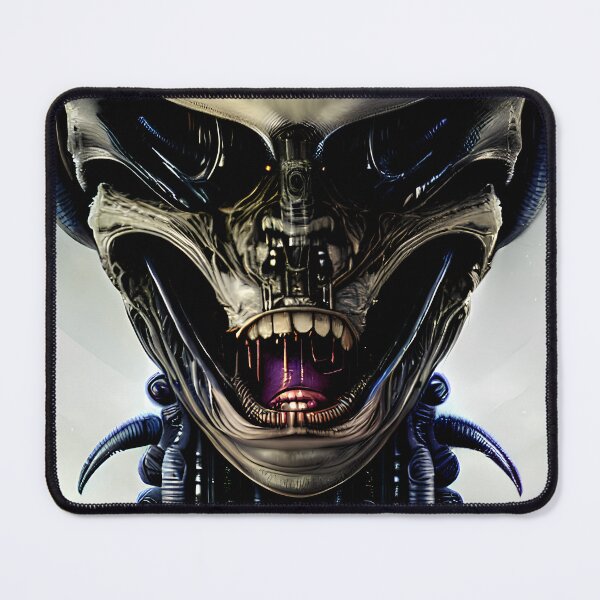 Item preview, Terror Alien Head inspired by H. Giger by GizbarArts made with a.i. designed and sold by Ganzabara.