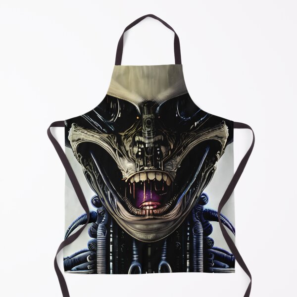 Item preview, Terror Alien Head inspirado en H. Giger por GizbarArts hecho con i.a. designed and sold by Ganzabara.