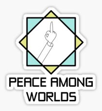 Flip off for Peace Sticker
