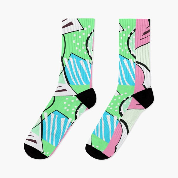 Item preview, Mid-Century Modern Aqua, Lime, And Pink Abstract Designs designed and sold by DEC02.