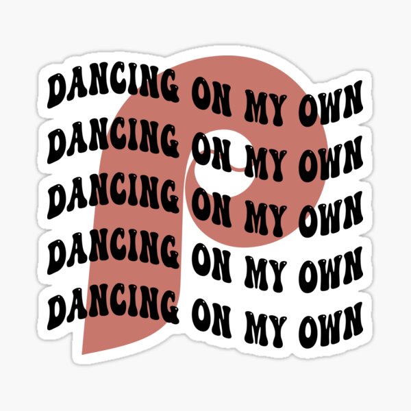 Im Just Dancing On My Own Phillies SVG, Phillies dancing on my own SVG,  Philadelphia Phillies SVG