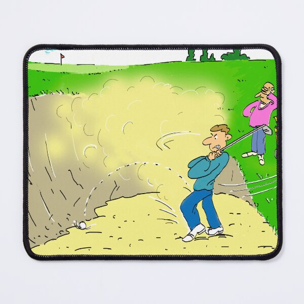 Item preview, Golfer is Stuck in a Bunker designed and sold by NigelSutherland.
