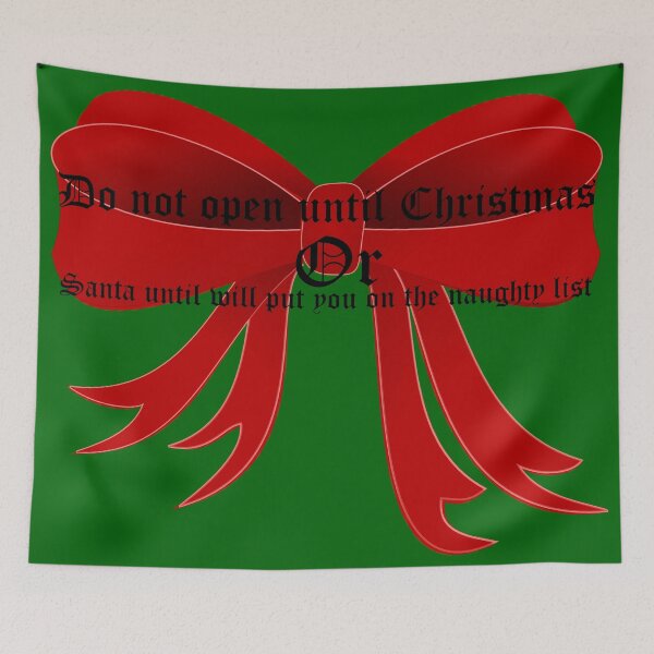 Item preview, Do not open until christmas designed and sold by brendanre.