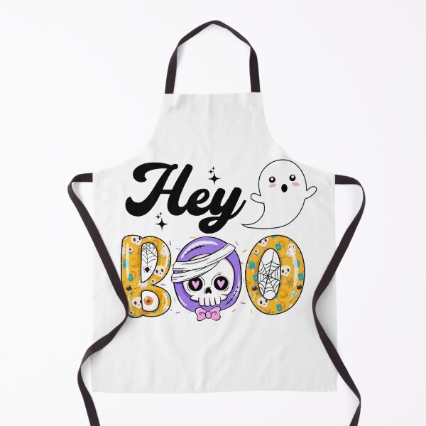 Item preview, Hey Boo Cute and Funny Halloween Skull designed and sold by PearlMoonGrapes.