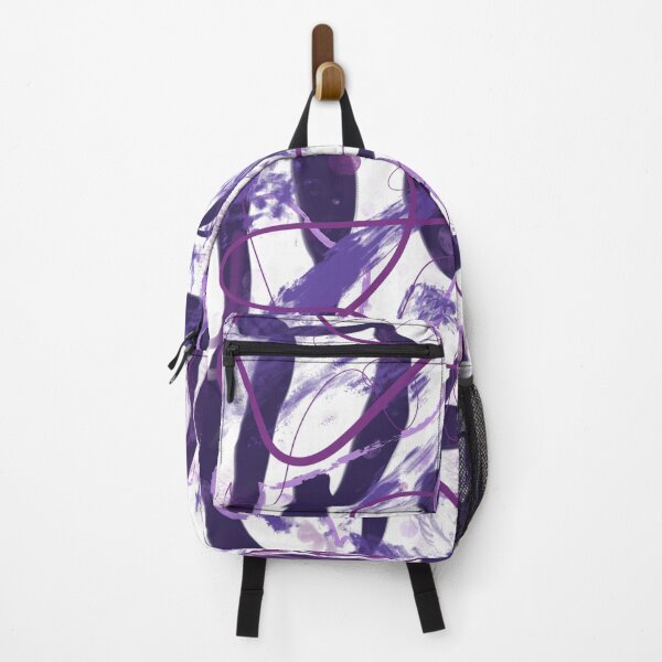 Item preview, Purple Abstract Mixed Media Violet Magenta Minimalist Modern Lavender Amethyst Mauve Plum designed and sold by hopecope.