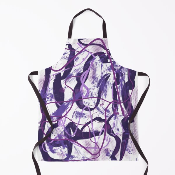 Item preview, Purple Abstract Mixed Media Violet Magenta Minimalist Modern Lavender Amethyst Mauve Plum designed and sold by hopecope.