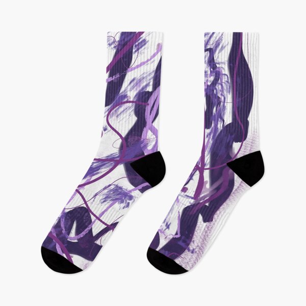 Item preview, Purple Abstract Mixed Media Violet Magenta Minimalist Modern Lavender Amethyst Mauve Plum designed and sold by hopecope.