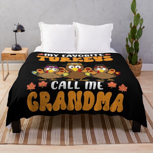Item preview, My Favorite Turkeys Call Me Grandma Family Thanksgiving designed and sold by Zulfiqqar.