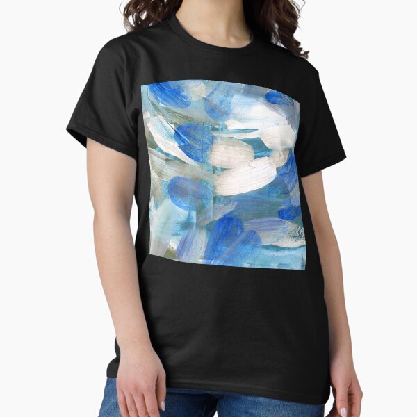 Item preview, Blue, White And Cream Watercolor Abstract Painting designed and sold by DEC02.