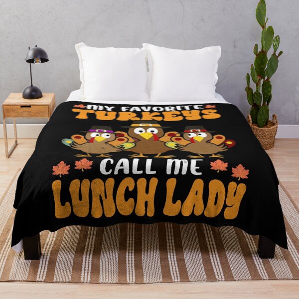 Item preview, My Favorite Turkeys Call Me Lunch Lady Family Thanksgiving designed and sold by Zulfiqqar.