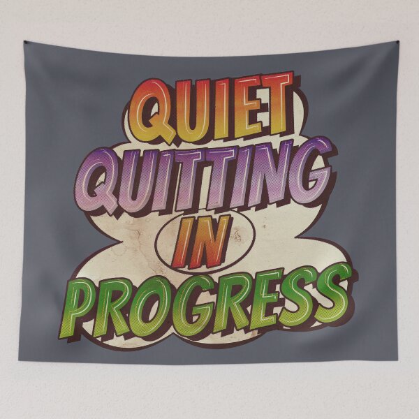 Item preview, Ouiet Quitting - Out LOUD designed and sold by 26-Characters.
