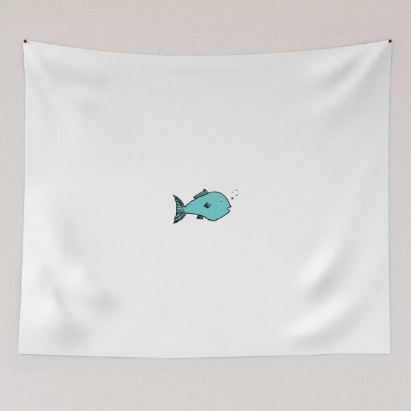 Item preview, Blue fish design designed and sold by NigelSutherland.