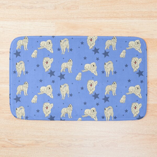 Item preview, Great Pyrenees Pattern Blue designed and sold by Ashley Gagnon.