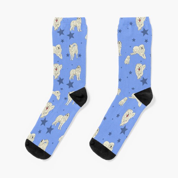 Item preview, Great Pyrenees Pattern Blue designed and sold by Ashley Gagnon.