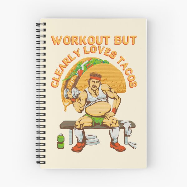 Item preview, Workout but clearly loves tacos designed and sold by RafaelLima7.