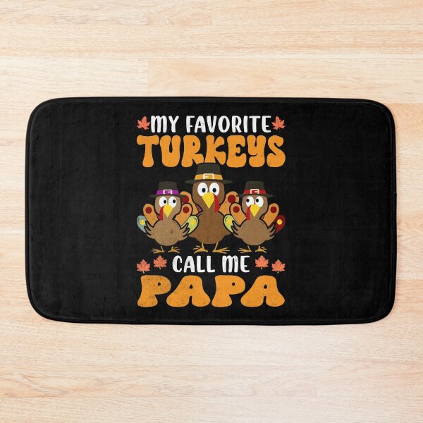 Item preview, My Favorite Turkeys Call Me Papa Family Thanksgiving designed and sold by Zulfiqqar.